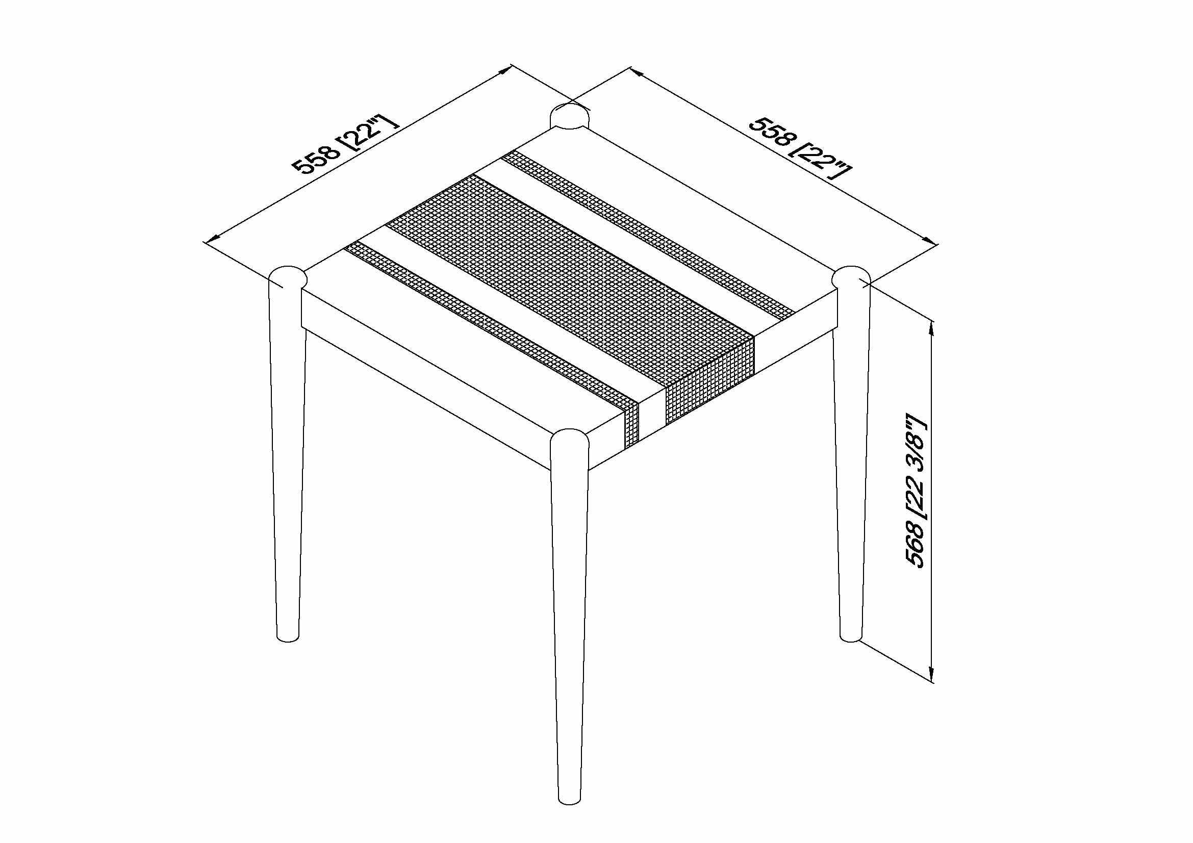 Priiskovyy End Table – Wide Grain Top-4