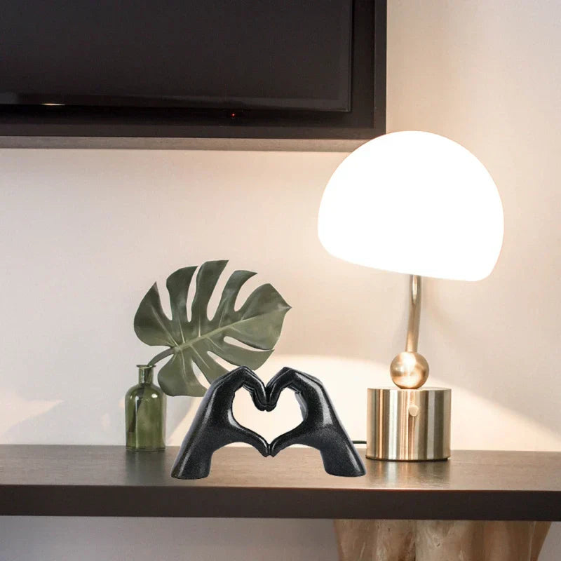 NNEOBA Nordic Style Heart Gesture Sculpture