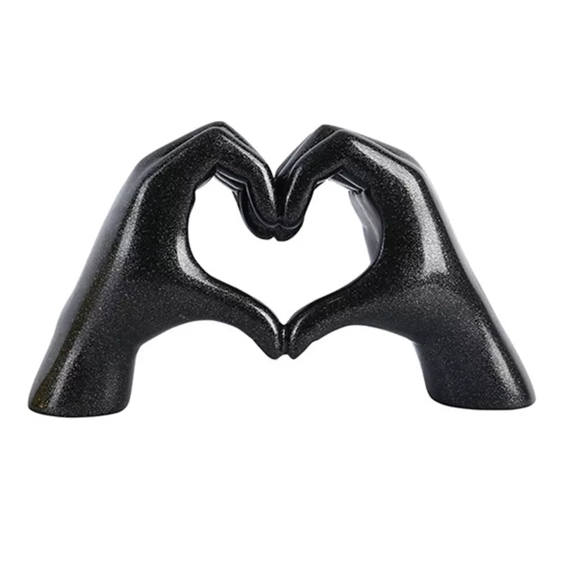NNEOBA Nordic Style Heart Gesture Sculpture